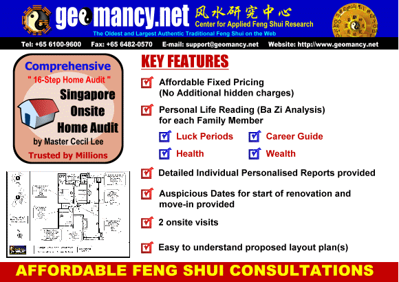 Comprehensive Professional Feng Shui Consultation - AU.Geomancy.Net